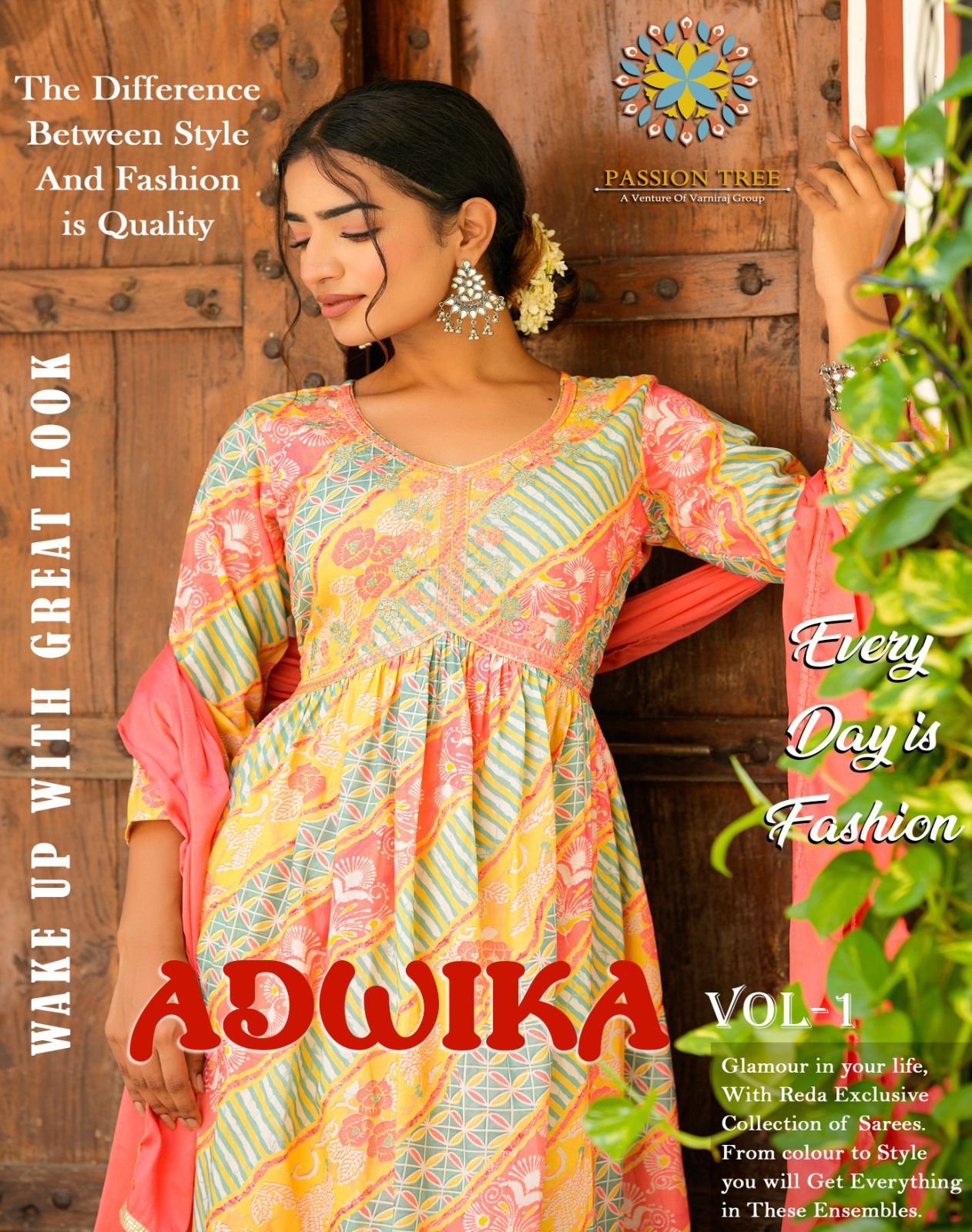 Adwika Vol 1 By Passion Tree Alia Cut Readymade Suits Catalog